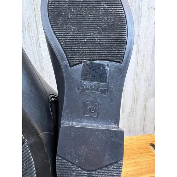 NWT Jack Rogers Women's Black Sallie Chelsea Rain Boot Size 10 - Picture 6 of 6